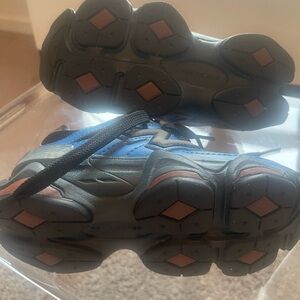 New Balance Kids' Blue and Gray Sneakers